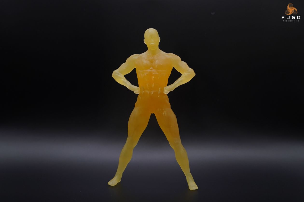3d printed figurine detailed non dental geometries