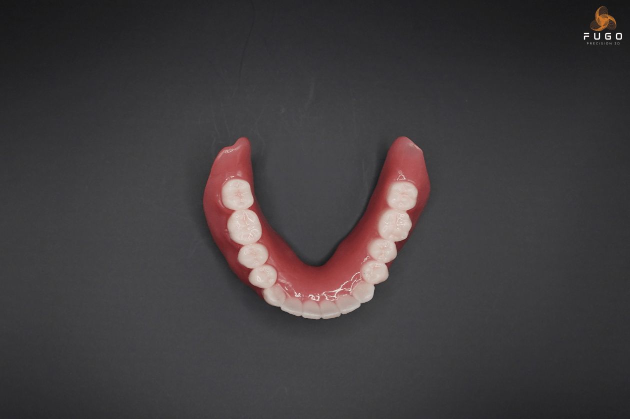 lower denture multimaterial print