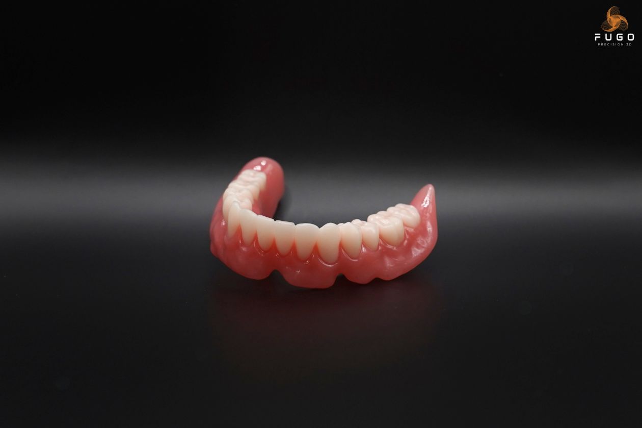 multi material lower denture